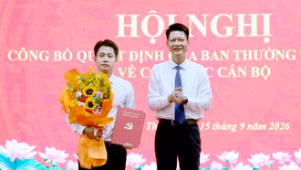Phó Bí thư Tỉnh đoàn Đồng Mạnh Linh giữ chức Phó Bí thư Đảng ủy xã Chấn Thịnh