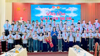 Diễn đàn lấy ý kiến trẻ em năm 2026: Phát huy quyền tham gia của trẻ em