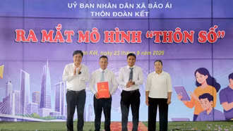 Xã Bảo Ái ra mắt mô hình “Thôn số” đầu tiên tại thôn Đoàn Kết