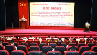 Ban Chỉ đạo 35 Trung ương tập huấn, bồi dưỡng nghiệp vụ