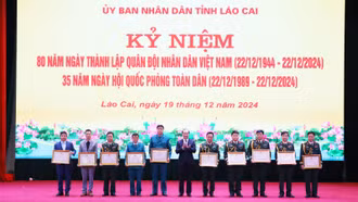 Trang trọng kỷ niệm 80 năm ngày thành lập Quân đội nhân dân Việt Nam