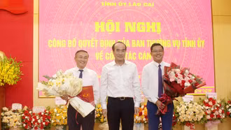 Công bố quyết định bổ nhiệm Phó Trưởng Ban Tuyên giáo Tỉnh ủy
