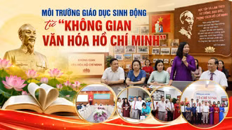 Môi trường giáo dục sinh động từ "Không gian văn hóa Hồ Chí Minh"