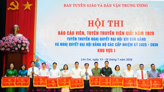 Khai mạc Hội thi Báo cáo viên, tuyên truyền viên giỏi khu vực I năm 2026