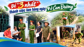 Để "3 nhất" thành việc làm hằng ngày ở Cam Đường