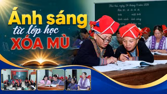Ánh sáng từ lớp học xóa mù