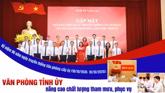 Văn phòng Tỉnh ủy nâng cao chất lượng tham mưu, phục vụ