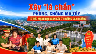 Xây “lá chắn” phòng, chống ma túy từ sức mạnh đại đoàn kết ở phường Cam Đường