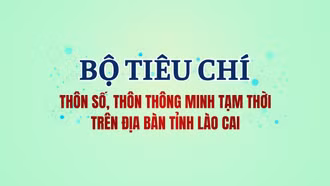 [Infographic] Bộ tiêu chí thôn số, thôn thông minh tạm thời trên địa bàn tỉnh Lào Cai