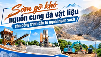 Sớm gỡ khó nguồn cung đá vật liệu cho công trình đầu tư ngoài ngân sách