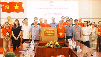 Hơn 4.000 tập thể, cá nhân ủng hộ người dân tỉnh Lào Cai khắc phục hậu quả thiên tai