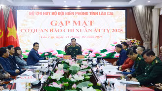 Bộ Chỉ huy Bộ đội Biên phòng tỉnh gặp mặt các cơ quan báo chí