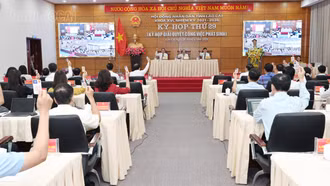 Kỳ họp thứ 29, HĐND tỉnh khóa XVI thông qua 6 nghị quyết