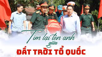 Tìm lại tên anh giữa đất trời Tổ quốc 