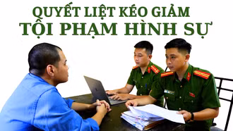 Quyết liệt kéo giảm tội phạm hình sự 