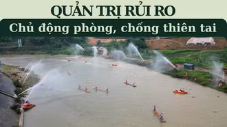 Quản trị rủi ro, chủ động phòng, chống thiên tai 