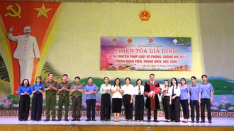 Lào Cai: Phiên tòa giả định về phòng, chống ma túy trong trường học