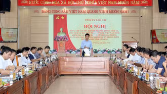 Phó Bí thư Tỉnh ủy Nguyễn Thế Phước làm việc với 7 xã, phường về công tác giải phóng mặt bằng