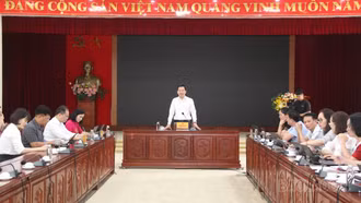 Rà soát tiến độ tổ chức vòng chung khảo Hội thi Báo cáo viên, tuyên truyền viên giỏi tỉnh Lào Cai năm 2026
