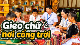 Gieo chữ nơi cổng trời