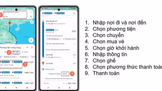 Ngành Đường sắt triển khai mở bán vé tàu hỏa qua bản đồ trực tuyến