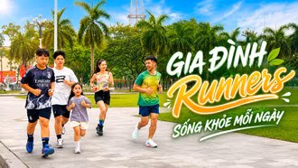 Bí quyết duy trì năng lượng tích cực của gia đình đam mê chạy bộ