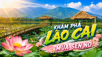 Khám phá Lào Cai: Ngát hương đầm sen Vân Hội, mát lành thác nước Ao Xanh