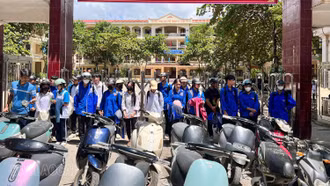 Xử lý 22 học sinh vi phạm khi tham gia giao thông 