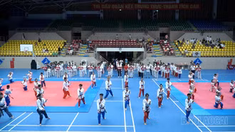 Gần 200 vận động viên tranh tài tại Giải Vô địch Taekwondo tỉnh Lào Cai năm 2026