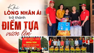 Khi lòng nhân ái trở thành điểm tựa vươn lên