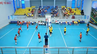 Môn bóng chuyền khởi tranh tại Đại hội Thể dục thể thao tỉnh Lào Cai