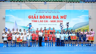 Câu lạc bộ Thiên An xã Lục Yên vô địch Giải Bóng đá nữ tỉnh Lào Cai năm 2026