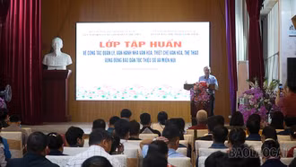 Tập huấn công tác quản lý, vận hành nhà văn hóa, thiết chế văn hóa, thể thao vùng đồng bào dân tộc thiểu số và miền núi năm 2025