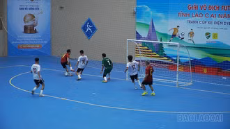 Khởi tranh Giải Vô địch Futsal tỉnh Lào Cai năm 2025