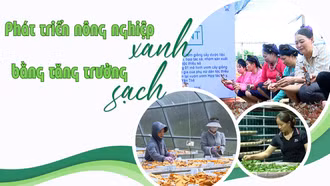 Phát triển nông nghiệp xanh bằng tăng trưởng sạch