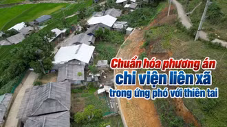 Chuẩn hóa phương án chi viện liên xã trong ứng phó với thiên tai
