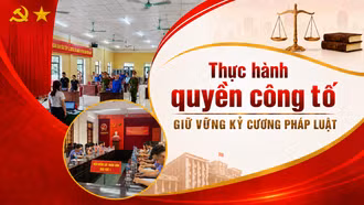Thực hành quyền công tố, giữ vững kỷ cương pháp luật