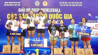 Lào Cai giành 2 Huy chương Bạc và 2 Huy chương Đồng tại Giải Vô địch pickleball các Câu lạc bộ quốc gia năm 2026