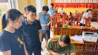 Xuân Ái xét nghiệm ma túy đối với đảng viên, lái xe ở các thôn Tân Thành, Tân An, Phúc Thành
