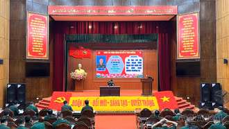 Bộ đội Biên phòng tỉnh Lào Cai: 100% thí sinh Hội thi Bí thư chi bộ giỏi đạt khá, giỏi
