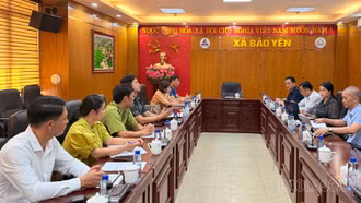 Phó Chủ tịch UBND tỉnh Giàng Quốc Hưng định hướng nhân rộng mô hình trồng cây bồ đề tại Bảo Yên