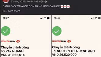 Cảnh báo bẫy vay tiền khi sinh viên tìm việc gia sư trên Facebook