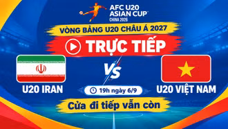 TRỰC TIẾP U20 Iran - U20 Việt Nam: U20 Việt Nam tăng tốc, quyết chiến vì cơ hội đi tiếp