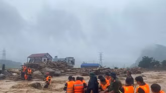 Hơn 1.000 cán bộ, chiến sĩ tham gia cứu nạn, cứu hộ tại vùng mưa lũ miền núi Bắc bộ