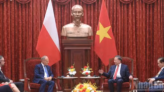 Tổng Bí thư, Chủ tịch nước Tô Lâm tiếp Thủ tướng Ba Lan Donald Tusk