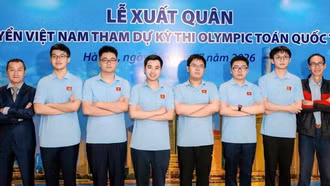 Đoàn Việt Nam xếp thứ 5 tại Olympic Toán quốc tế 2026