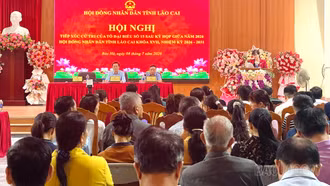 Tổ đại biểu số 15 HĐND tỉnh tiếp xúc cử tri cụm các xã khu vực Bảo Yên sau Kỳ họp thứ 3