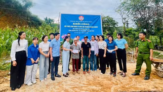 Yên Bình khởi công nhà ở cho hộ nghèo thôn Khuôn Giỏ