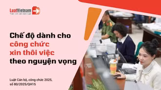 Công chức xin thôi việc theo nguyện vọng hưởng chế độ gì?