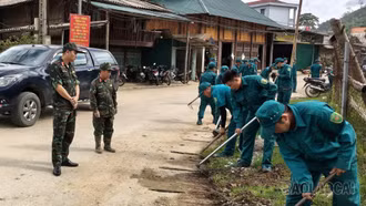 Bộ Chỉ huy Quân sự tỉnh Lào Cai kiểm tra công tác quốc phòng, quân sự tại xã Phình Hồ